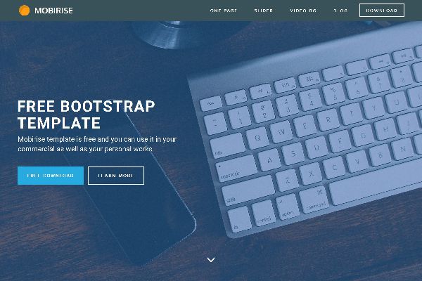 Mobirise Releases Bootstrap Template Download  for Mobile-Friendly Websites