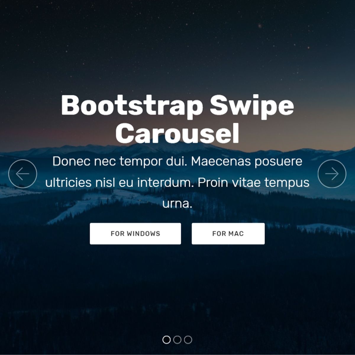 Responsive Bootstrap Picture Slideshow